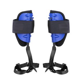 VEVOR Tree Climbing Spikes Set, Height-Adjustable Tree Climbing Gear with Straps & Harness, 350 lbs Load Capacity