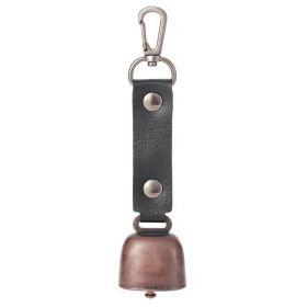 Outdoor Camping Bell Hiking Safety Avoiding Bear Bell (Color: black, Type: Camping Bell)